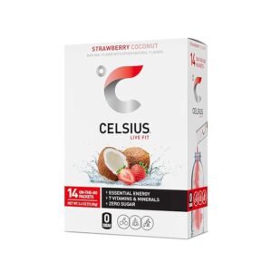 CELSIUS On the Go Powder Sticks Strawberry Coconut