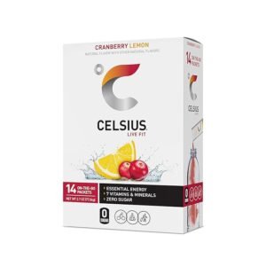 CELSIUS On the Go Powder Sticks Cranberry Lemon