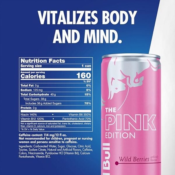 Red Bull Pink Edition Energy Drink