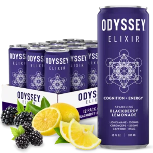 Blackberry Lemonade Elixir Sparkling Energy Drink