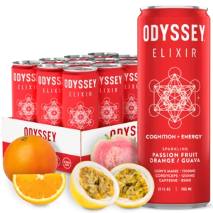 Passion Fruit Orange Guava Elixir Sparkling Energy Drink